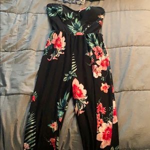 Strapless jumpsuit